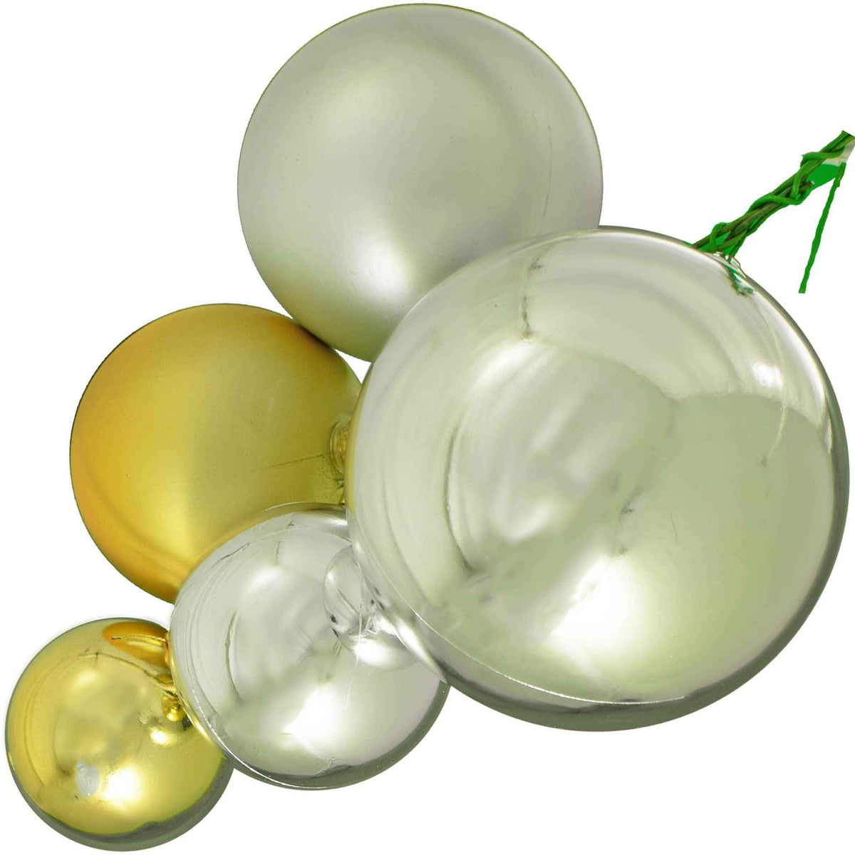 Silver & Gold Ball Cluster - Lee Display