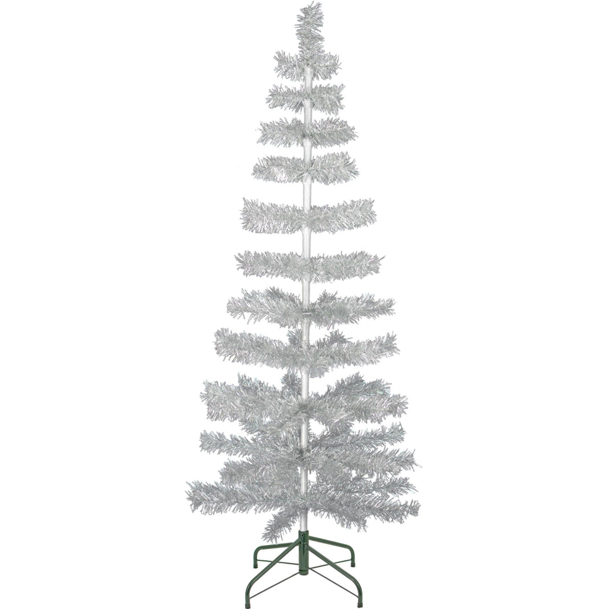 Lee Display's 5FT Tall Silver Tinsel Christmas Tree is on sale at leedisplay.com