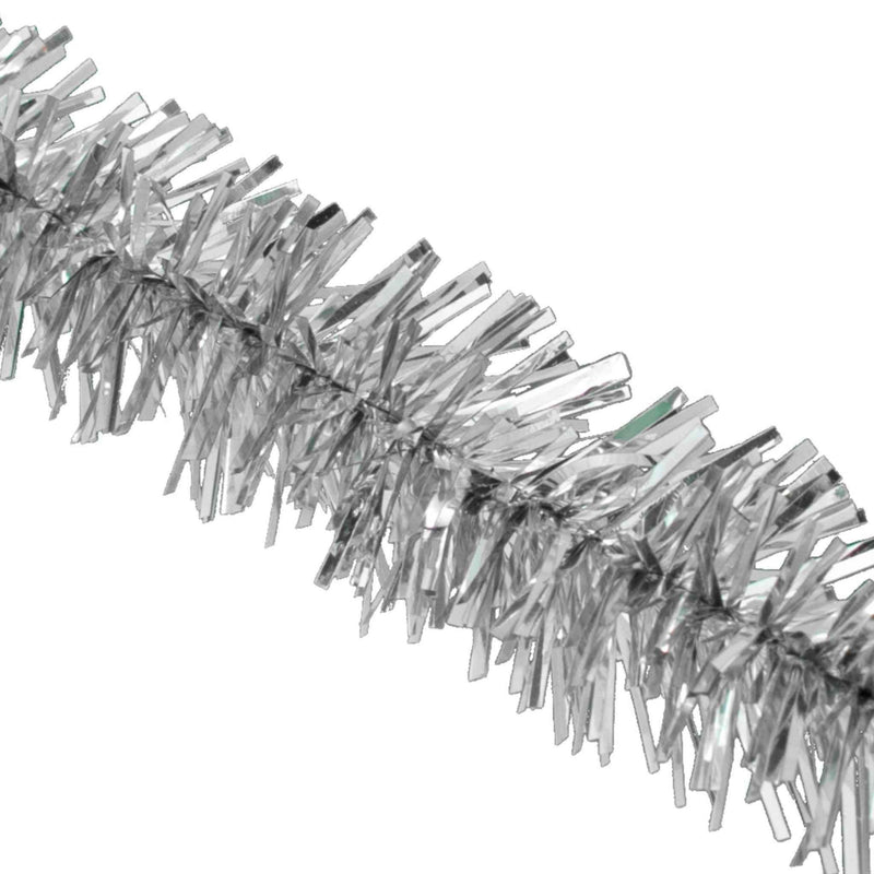 Silver Tinsel Garland - Lee Display