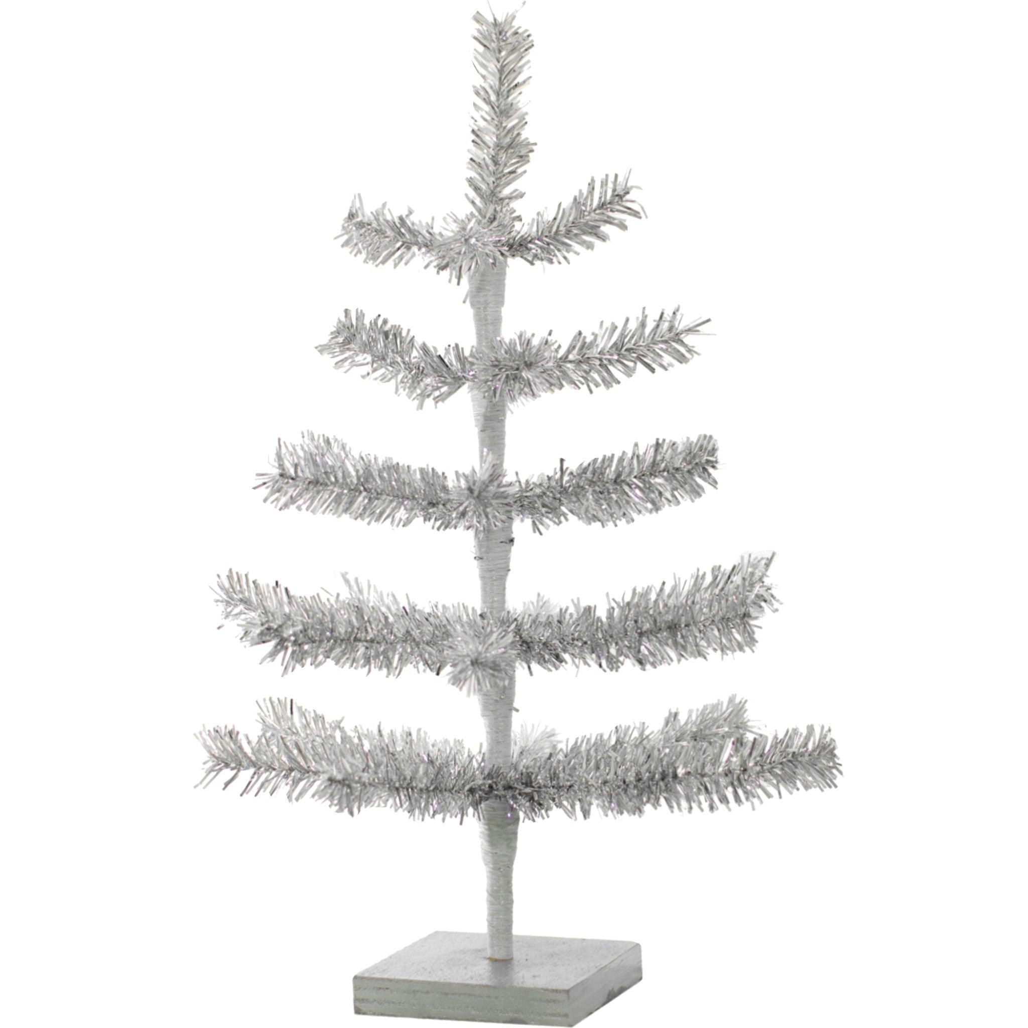 Silver christmas clearance tree