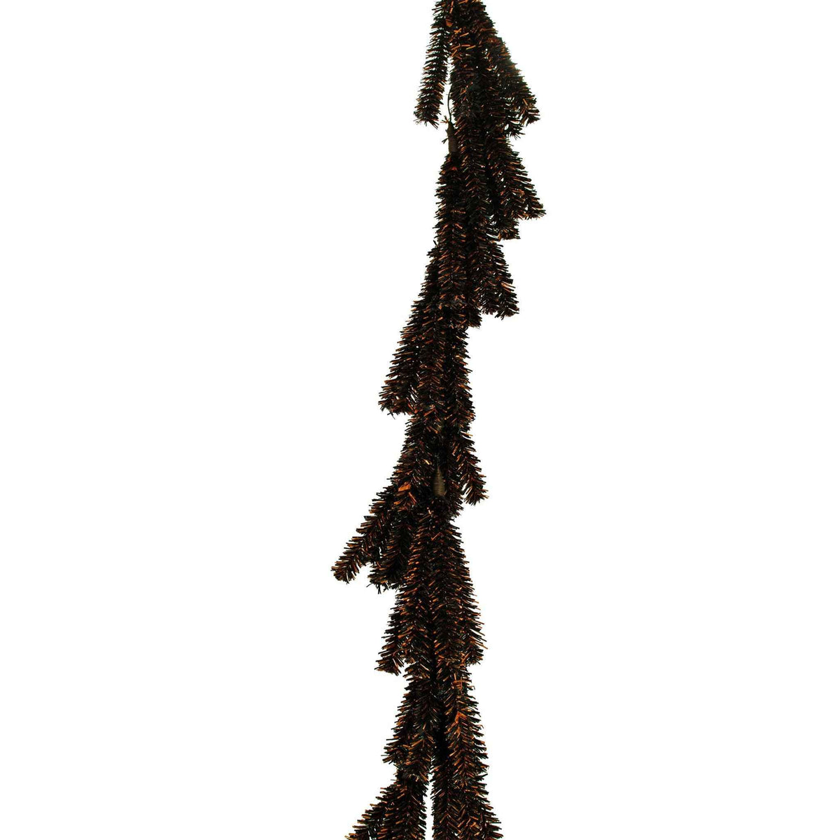 Spooky Orange & Black 1in Firework Tinsel Halloween Garland - Lee Display