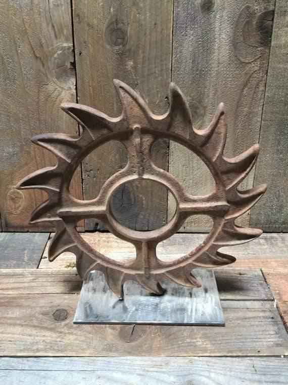 Steampunk Agricultural Gear Display - Lee Display