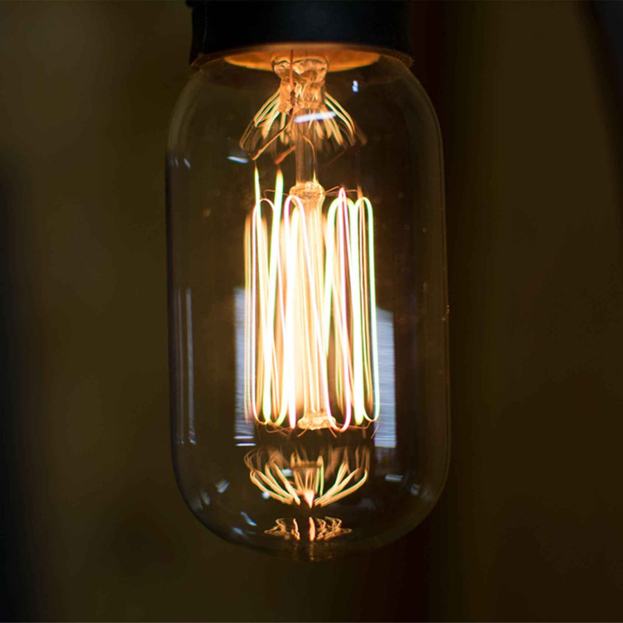 T45 Vintage Edison Light Bulbs - Lee Display