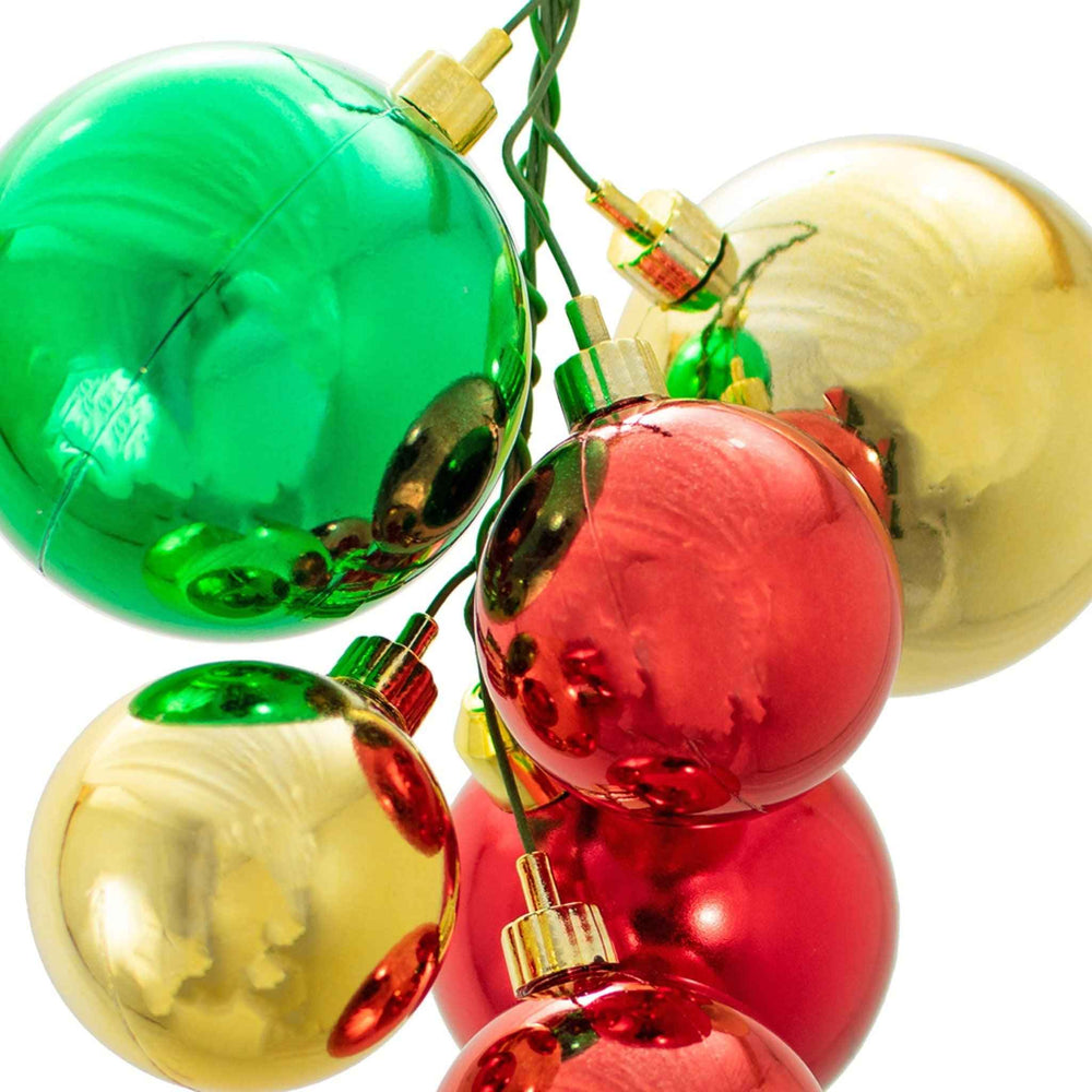 Classic Christmas Ball Clusters | Red Gold Green Ornaments | Sets of 6 ...