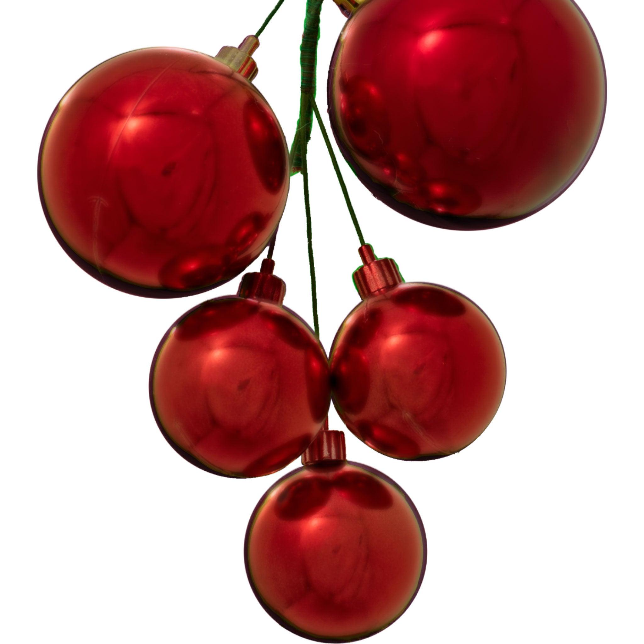 Red christmas on sale bulb ornaments