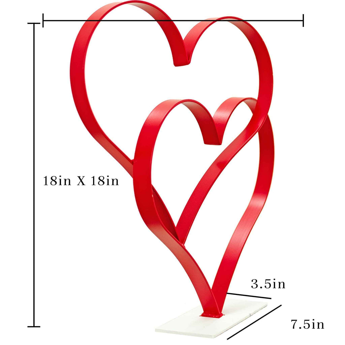 Valentine's Day Double Heart Centerpiece - Lee Display