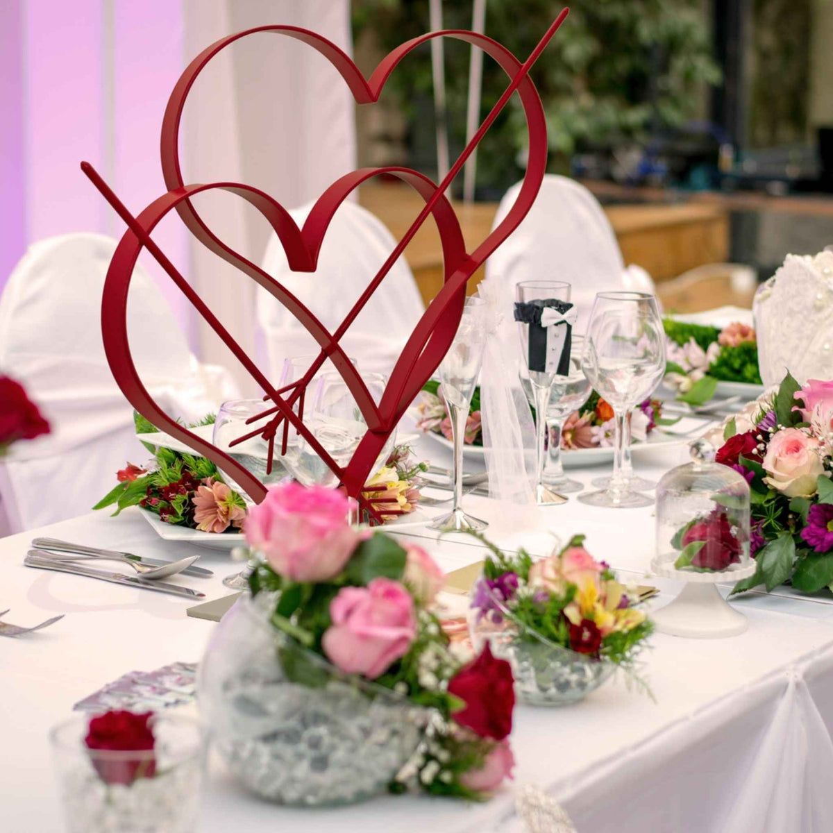 Valentine's Day Double Heart with Cupid's Arrow - Lee Display