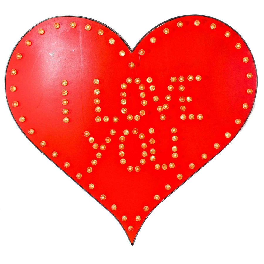 Valentine's Day Hanging Red Heart 24'' I LOVE YOU - Lee Display