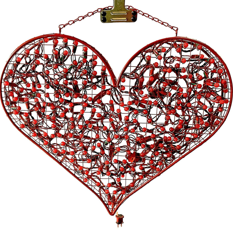 Valentine's Day Hanging Red Heart - Lee Display