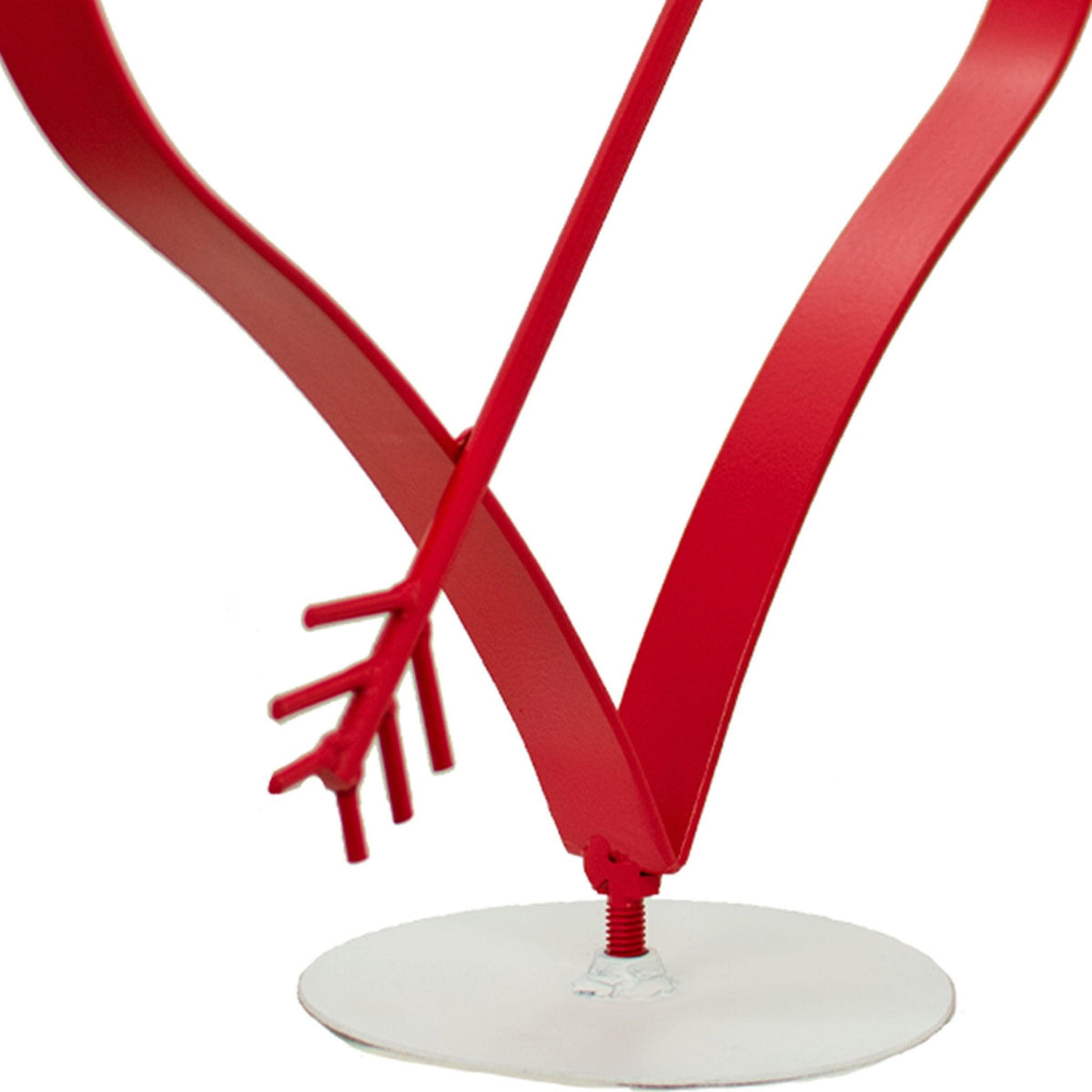 Lee Display's Valentine's Day Heart Centerpiece with Cupid's Arrow and Display Stand.  On sale at leedisplay.com