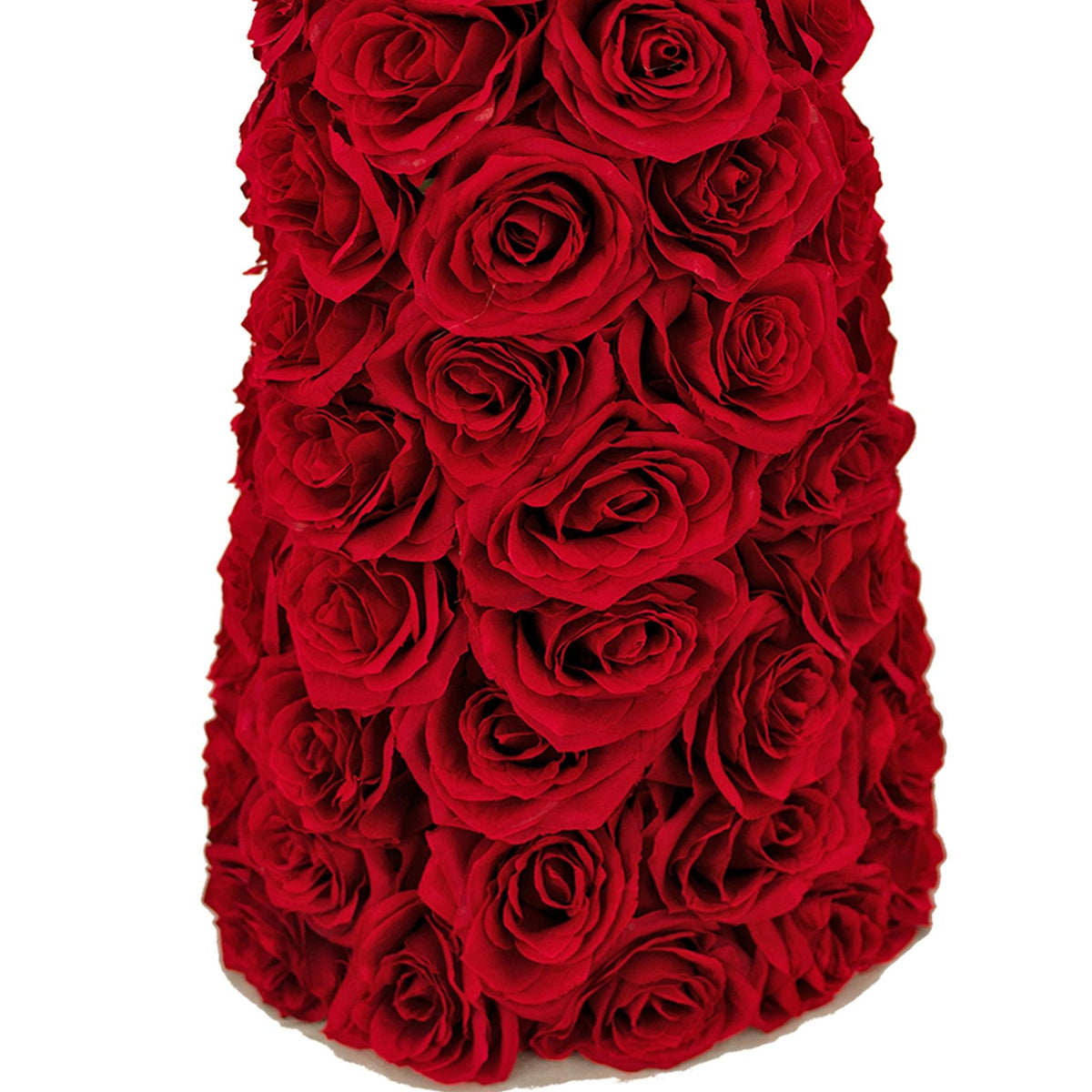 Valentine's Day Red Rosebud Cone Tree - Lee Display