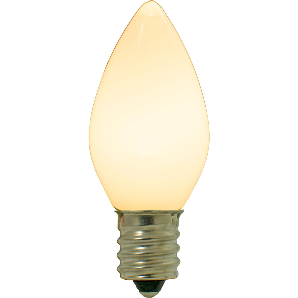 C7 Warm White Smooth OptiCore LED Christmas Light Bulbs