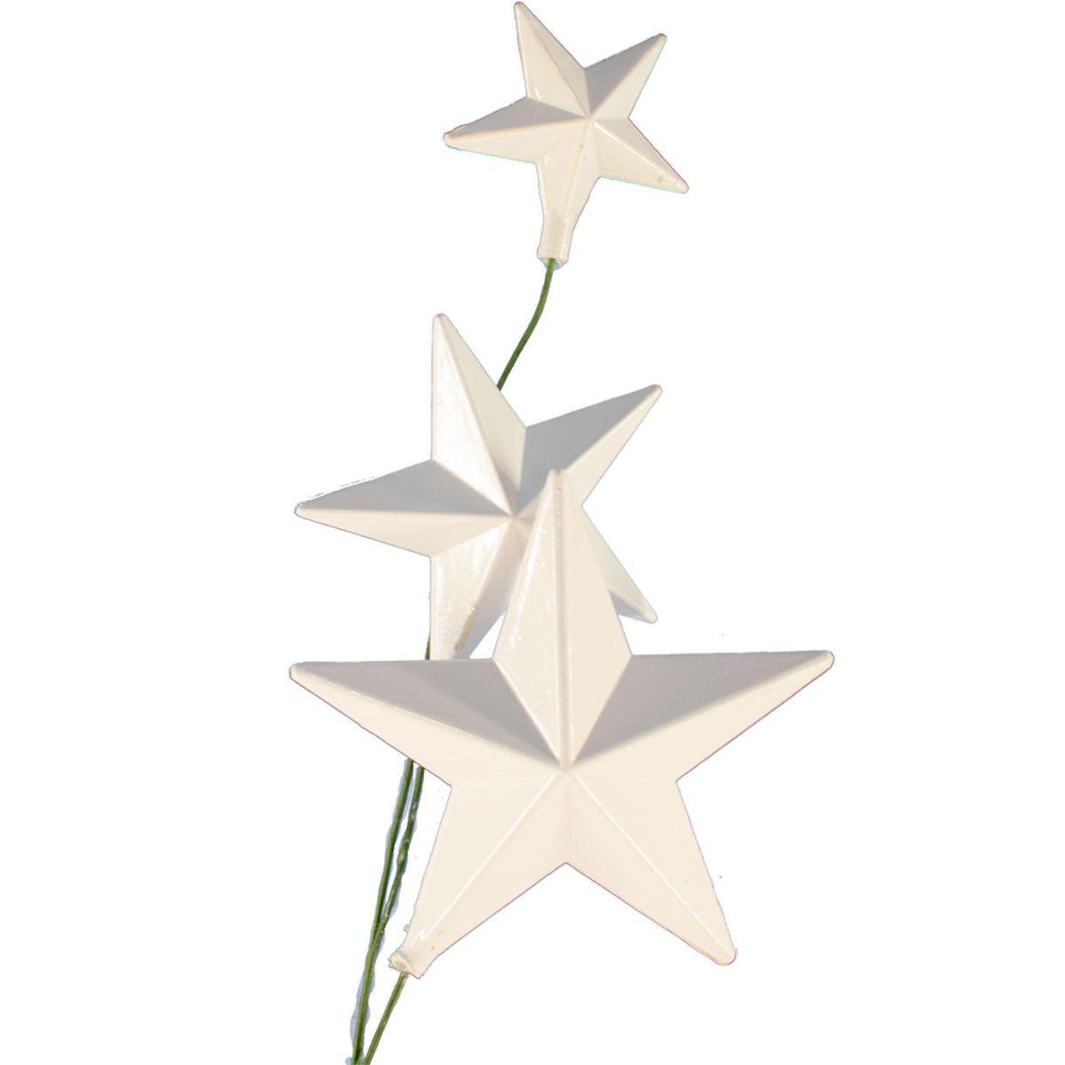 White Star Pick Ornaments - Lee Display
