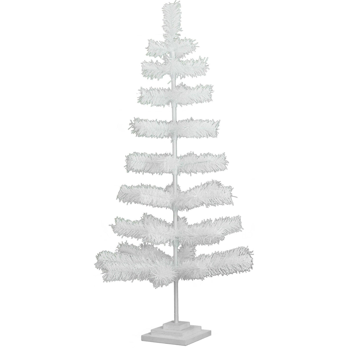 Lee Display's 4ft White Tinsel Christmas Tree on sale now at leedisplay.com