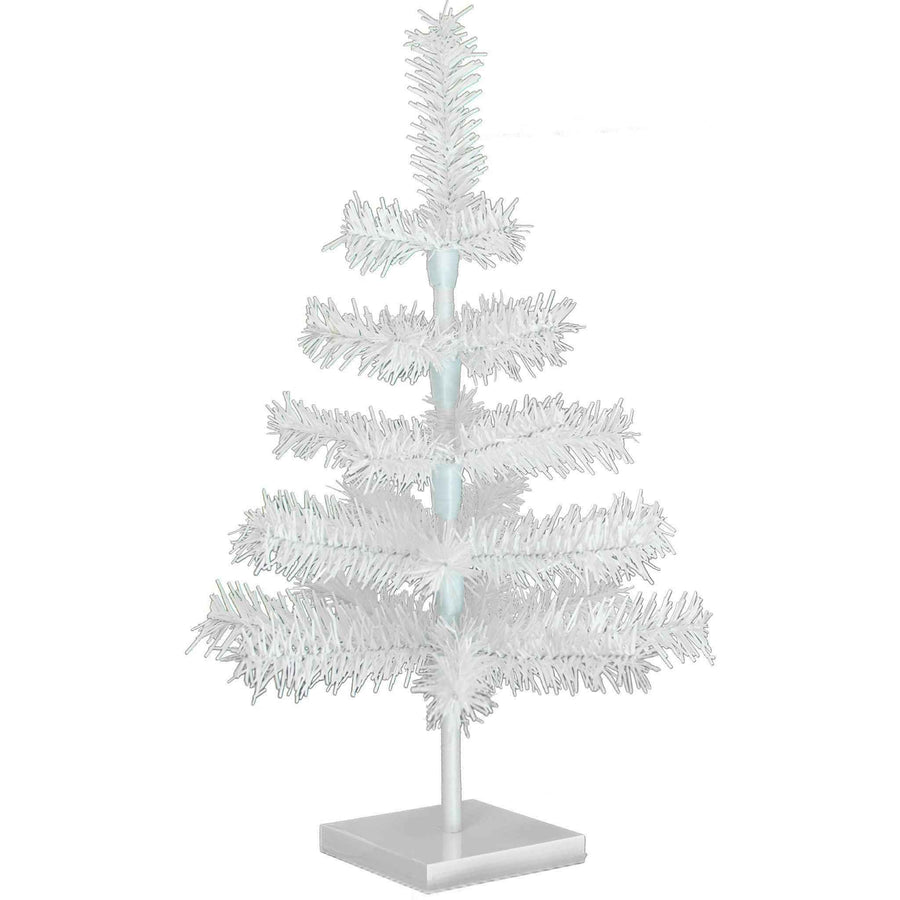 White Tinsel Christmas Tree - Lee Display