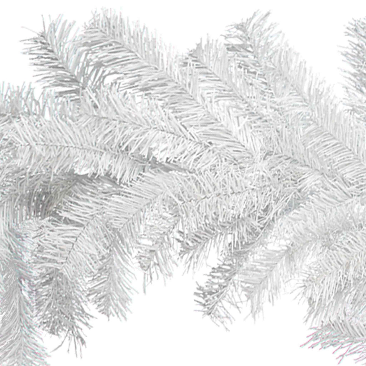 White Tinsel Wreaths - Lee Display