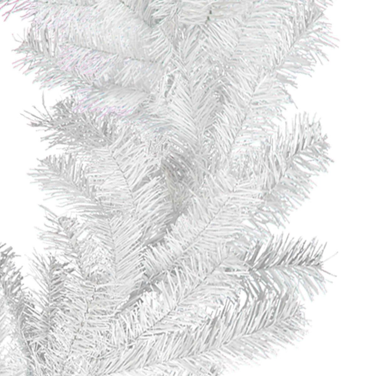 White Tinsel Wreaths - Lee Display