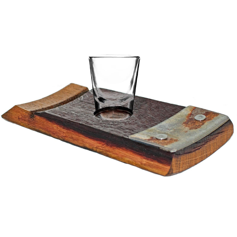 Lee Display's Wine Barrel Stave Single Shot Glass Holders are on made by Lee Display.  On sale now at leedisplay.com