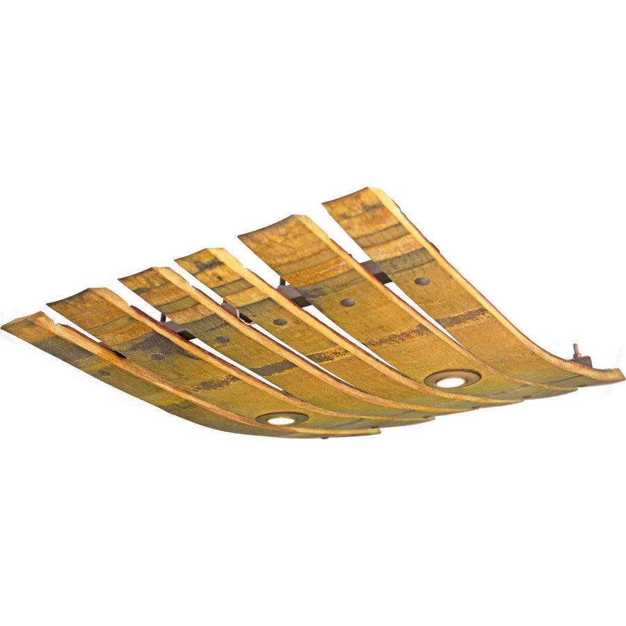 Wine Barrel Stave Chandelier - Lee Display