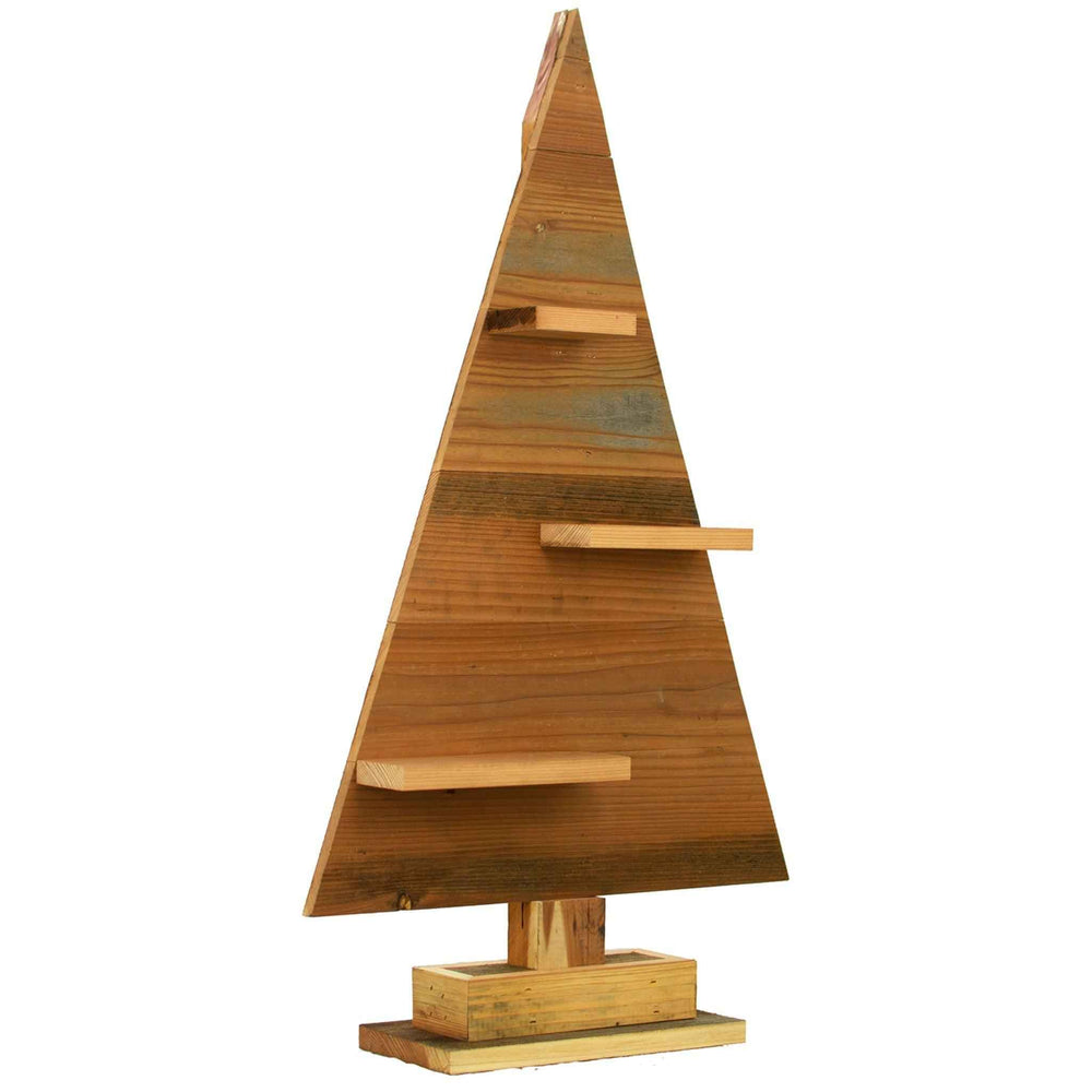 Wood Triangle Retail Merchandising Tree Shop Lee Display
