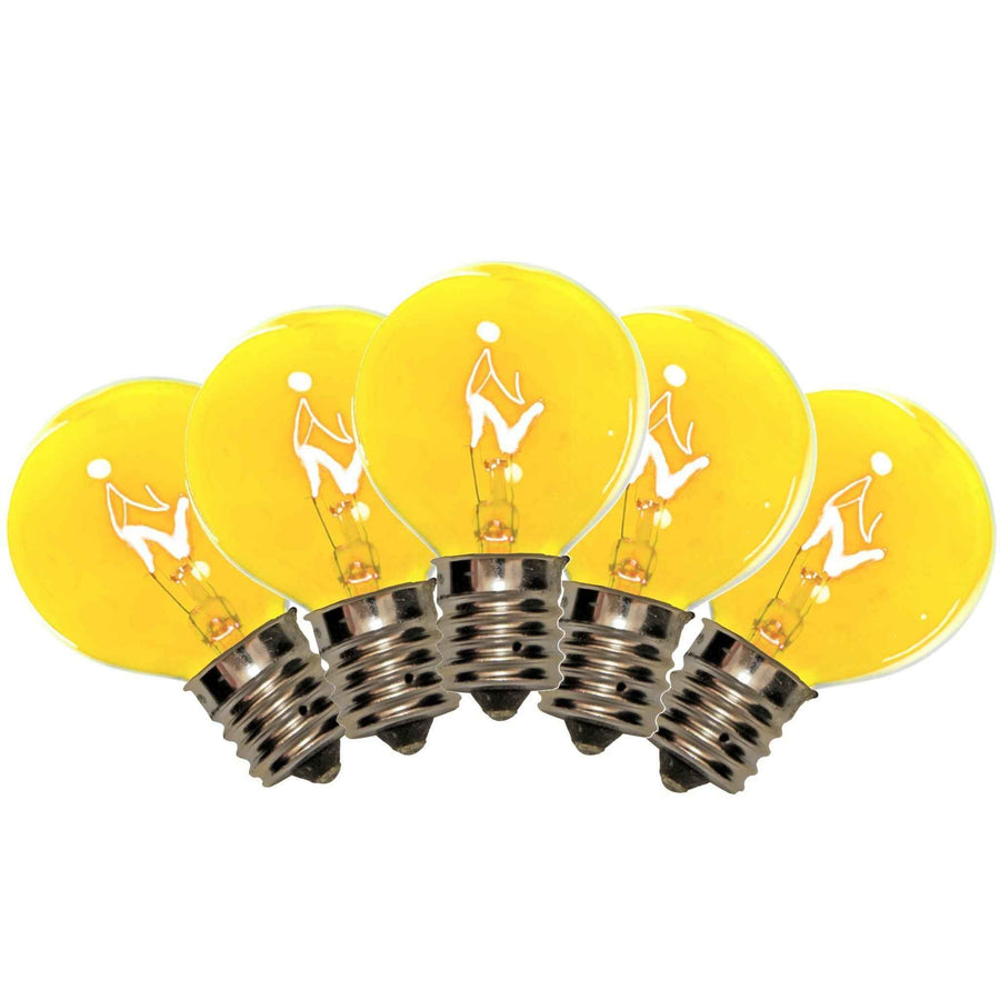Yellow G40 Light Bulbs - Lee Display