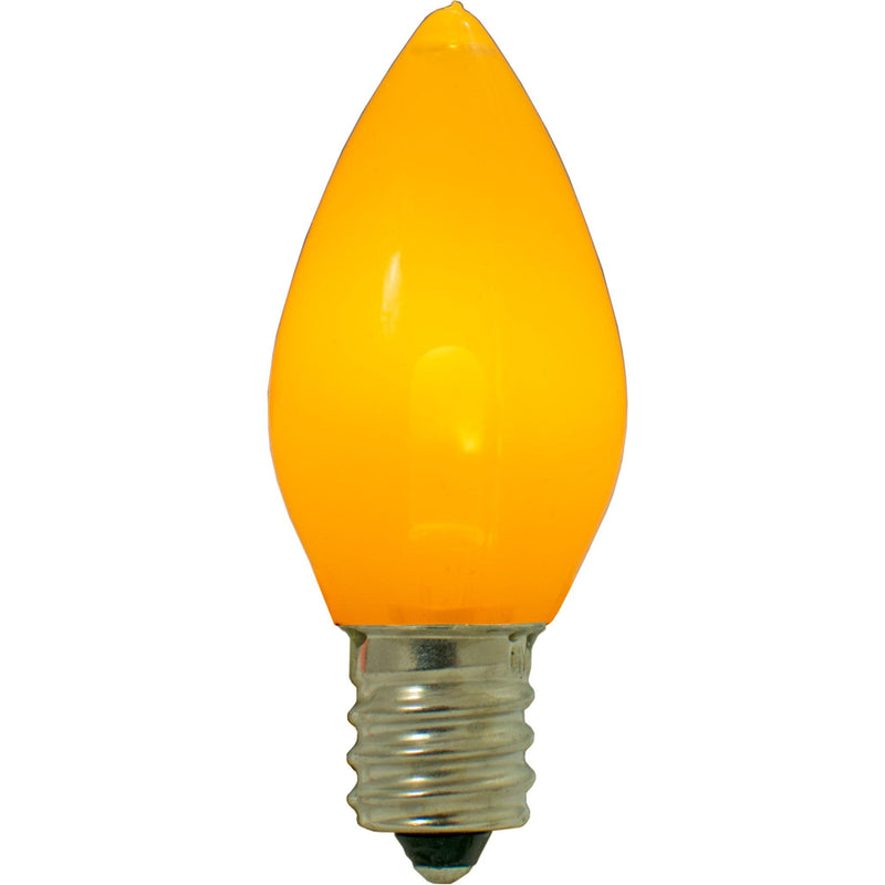 Yellow Solid LED Light Bulbs - Lee Display