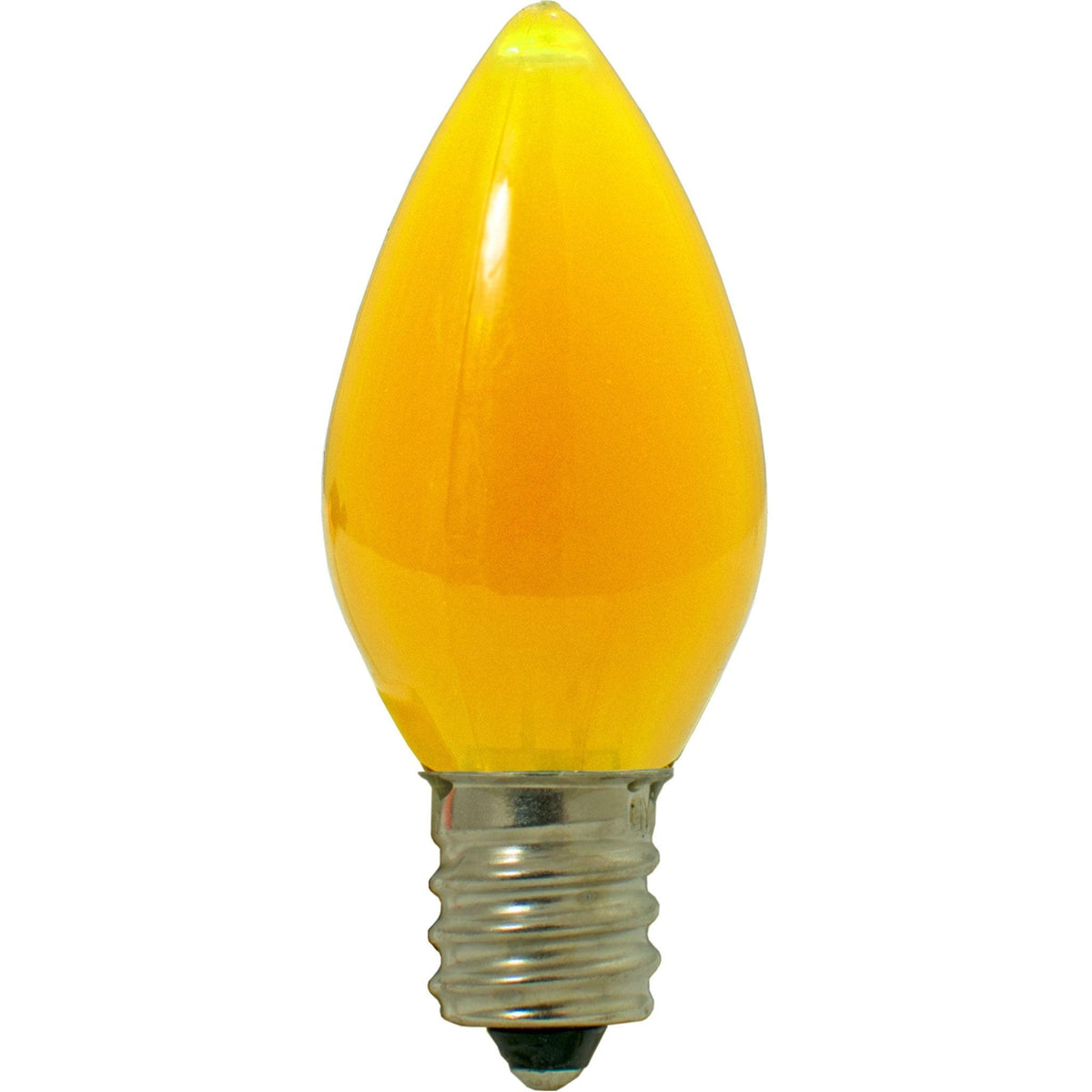 Yellow Solid LED Light Bulbs - Lee Display
