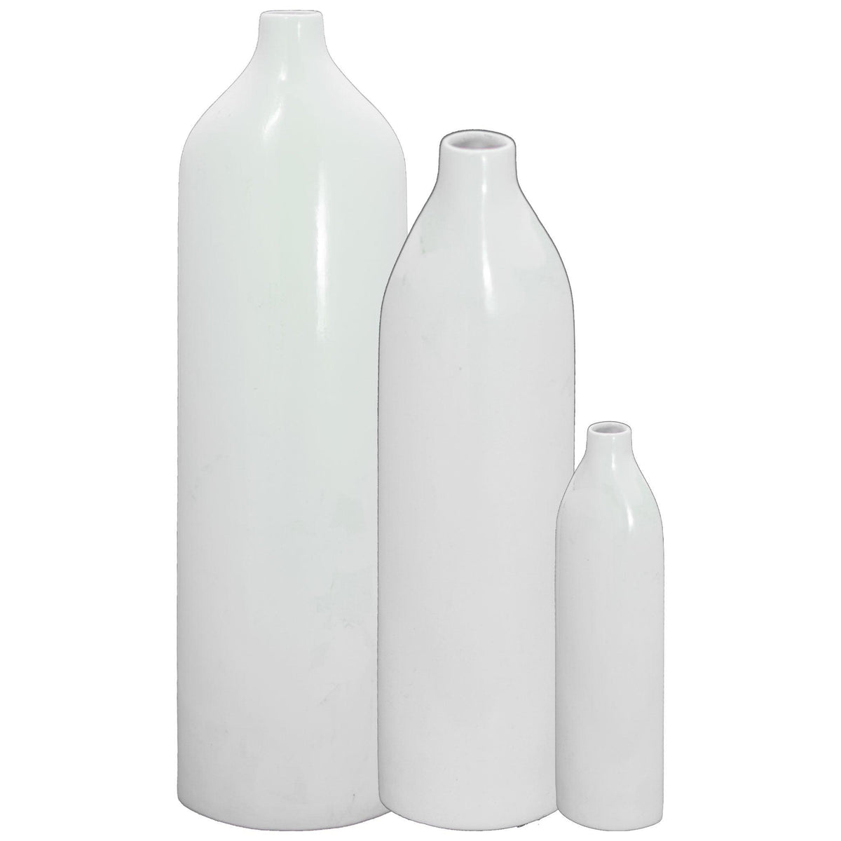 Lee Display's brand new Zen Style Ceramic Vase Shape sold in high gloss white on sale at leedisplay.com